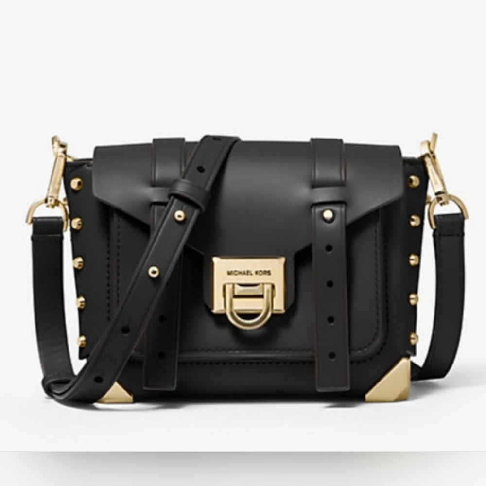 Michael Kors Manhatten Black Crossbody Bag